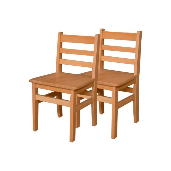 Wood Designs 16 Seat Height Hardwood Chair, Carton of Two WD81602 - main